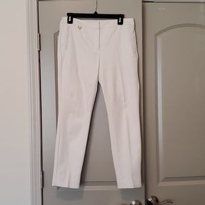 Adrianna Papell Skinny White Trouser